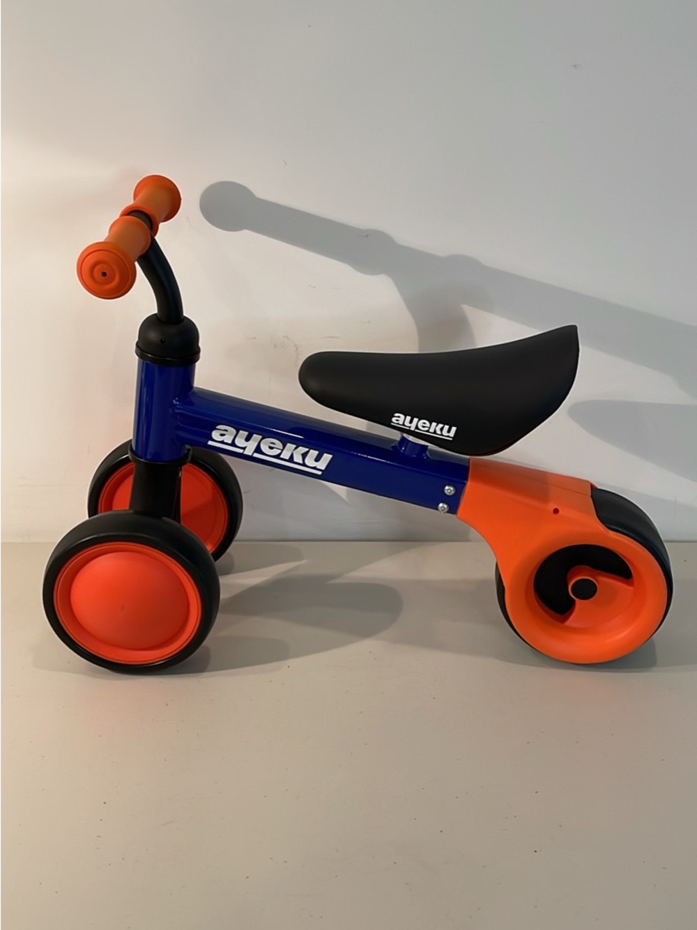 AyeKu Mini Baby Toddler Balance Bike Blue & Orange